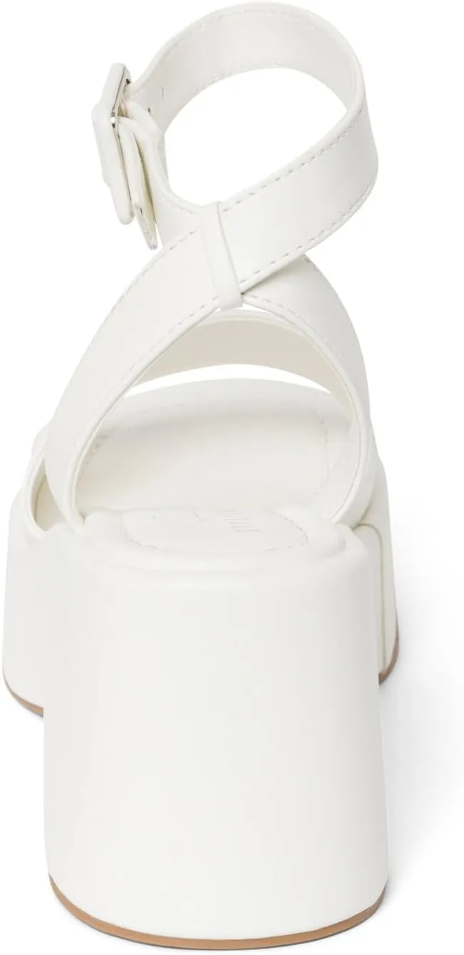 STYLISH S Womens Wedge Platform Sandals Open Toe Ankle Strap - FOCA