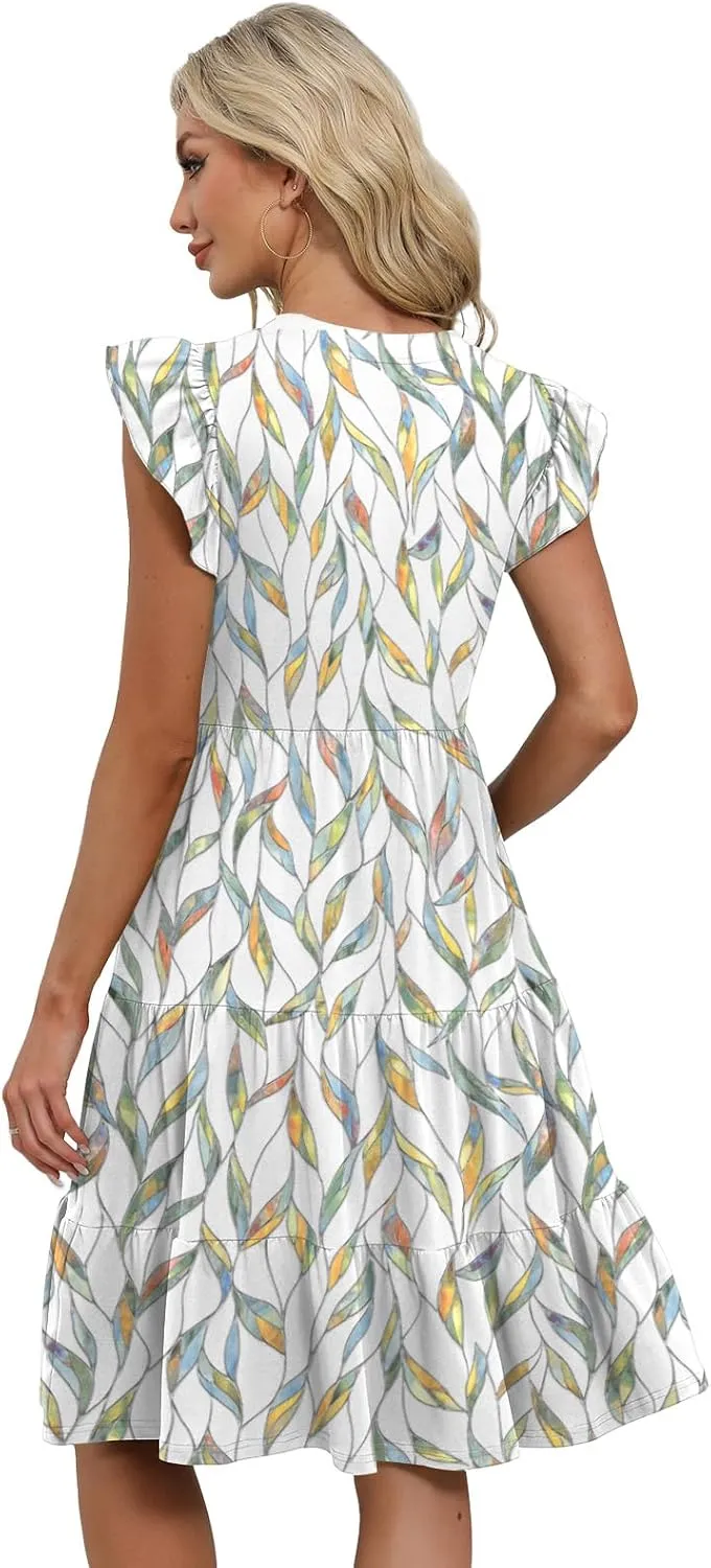 Summer Dresses for Women 2025 Elegant Classy Casual Plus Size Spring Midi Fashion Dress S-XXL