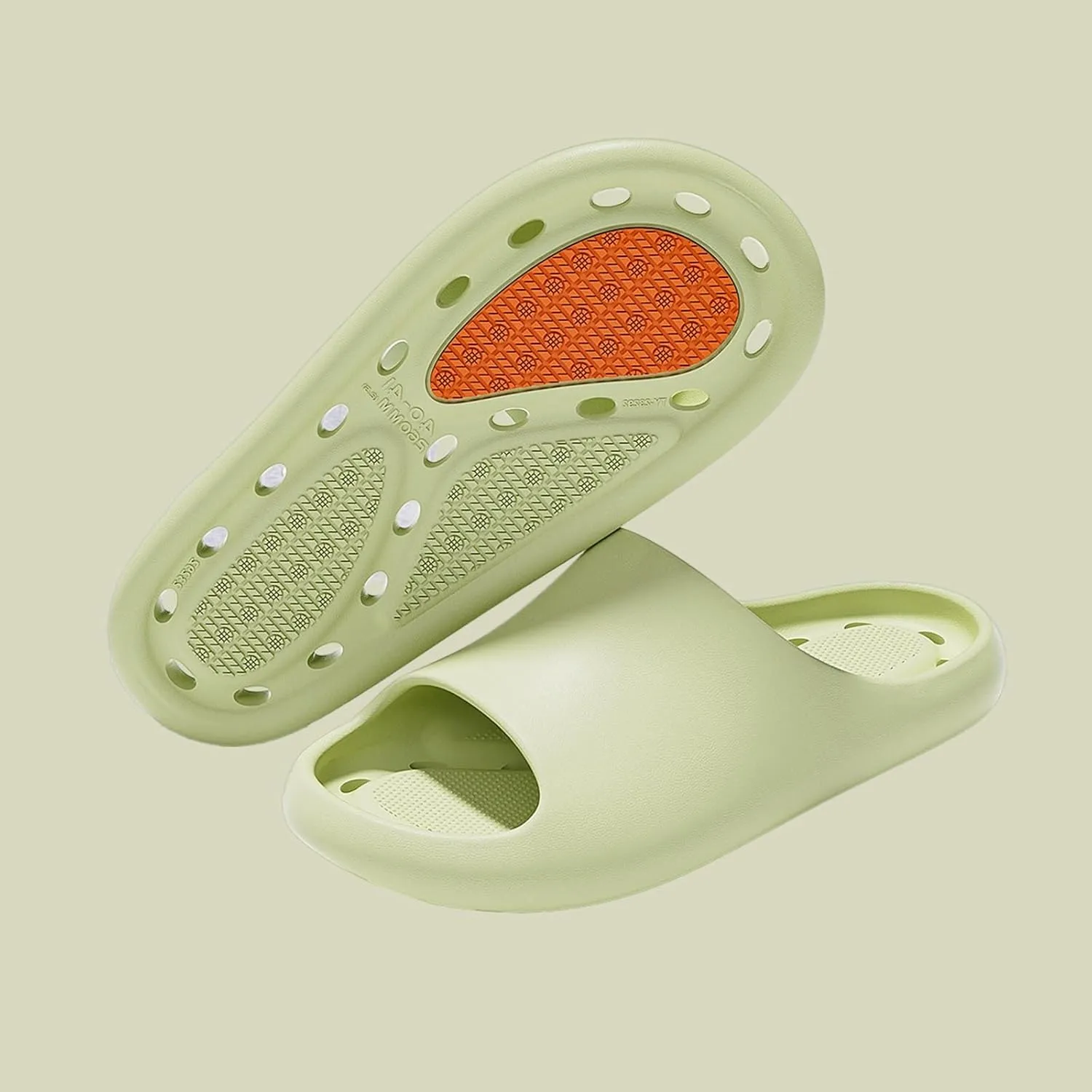 Summer Home Household Indoor Slip Thick Soled PVC Women Slippers Neon Jelly Slides for Women