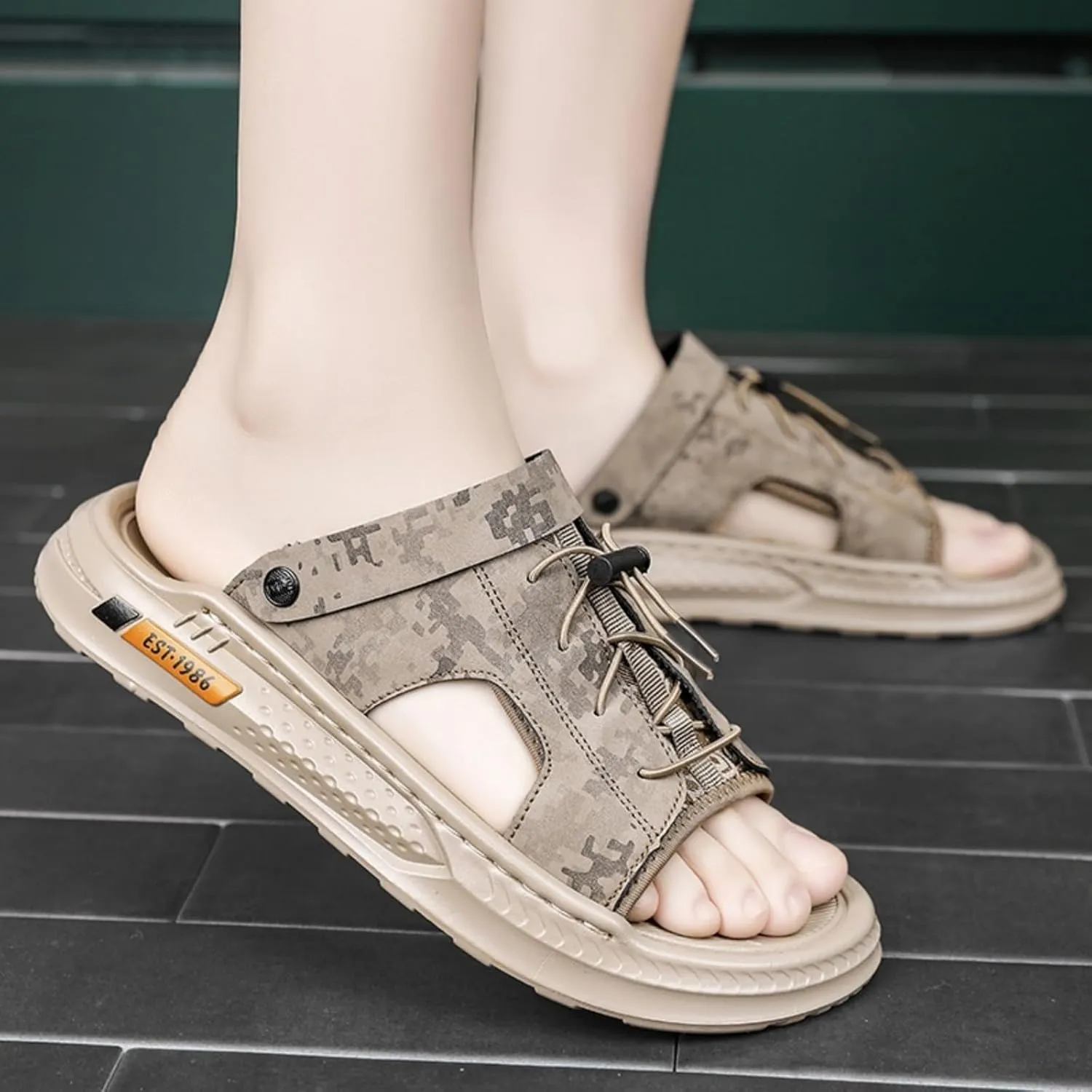 Summer Sandals for Men - Lightweight and Stylish Walking Sandals, Ideal for Indoor, Outdoor and Beach Use - Sandalias Para Hombres