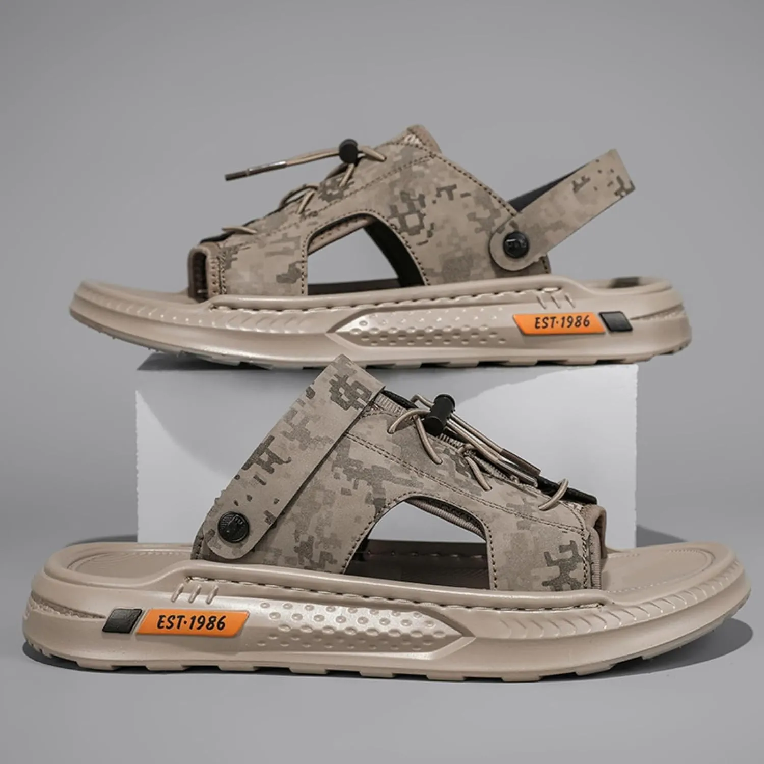 Summer Sandals for Men - Lightweight and Stylish Walking Sandals, Ideal for Indoor, Outdoor and Beach Use - Sandalias Para Hombres