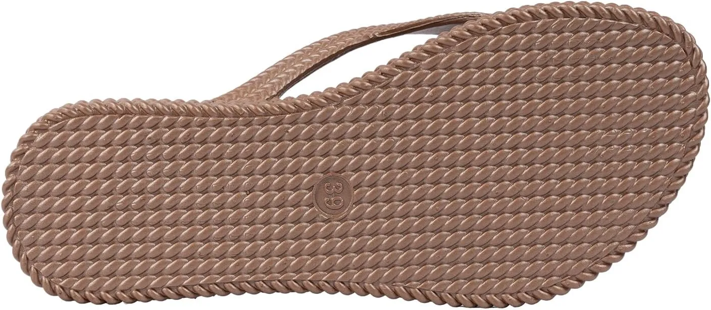 Swalker Metalli Man & Women's Flip Flop Sandal in Recyclable Rubber Sole with Non-Slip Pattern