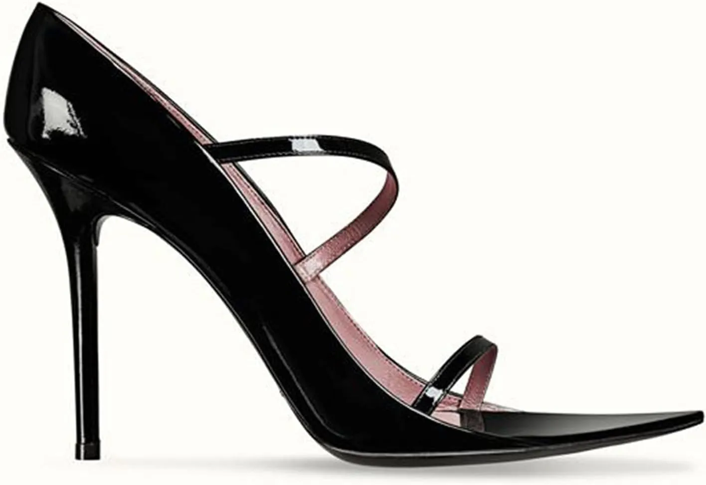 Sweet Women's Elegant Large Size Ponited Toe Sandals, Sexy Peep Toe Fashion Cover Heel High Heels for Party, Banquet And Fashion Show