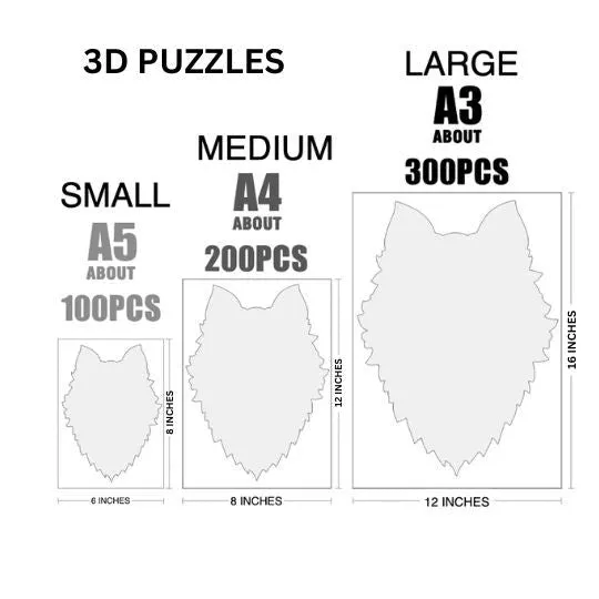 Toad 'Purple Boho' 3D Wood Jigsaw Puzzle
