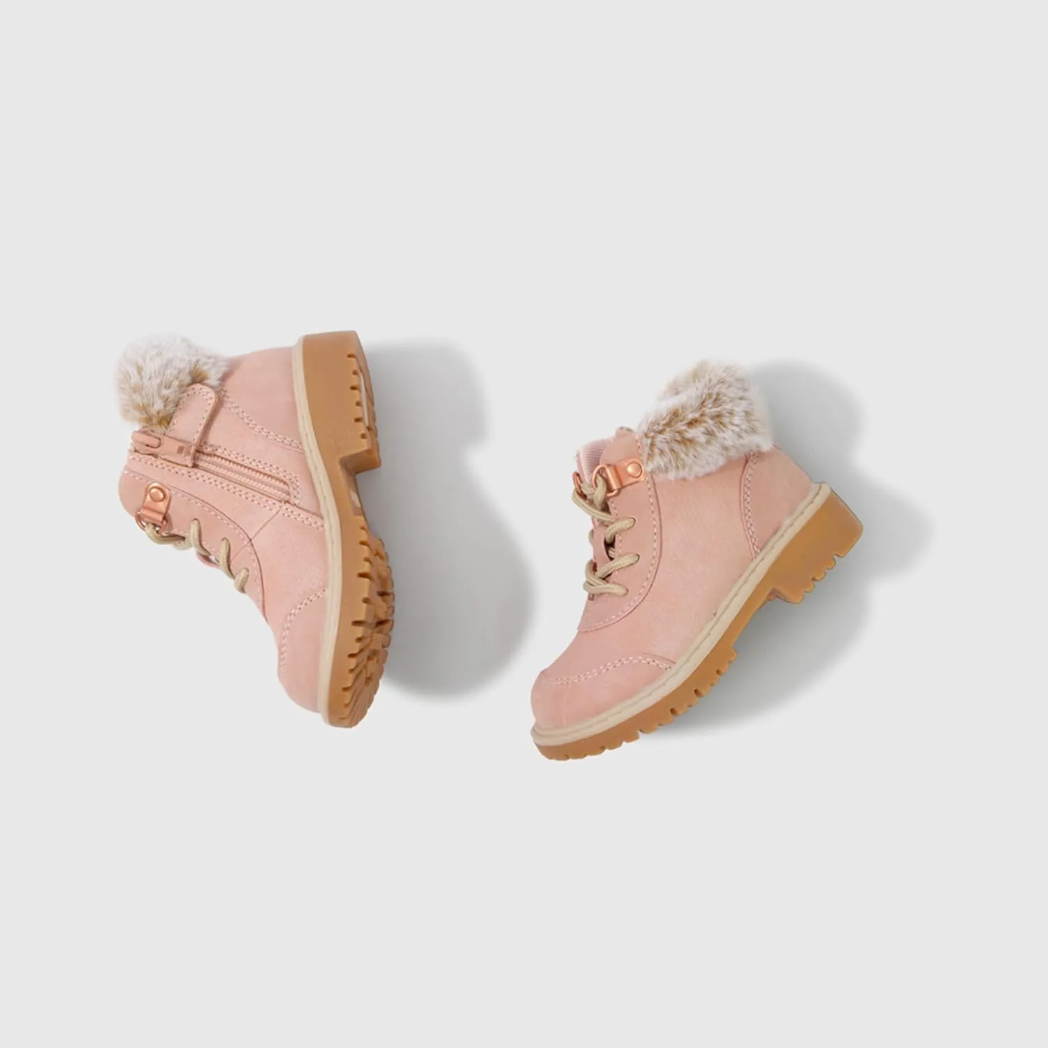 Toddler Boots for Girls - Fashionable, Durable & Lightweight Boots - Leather, Non-Slip Insoles - Stylish Footwear for Kids