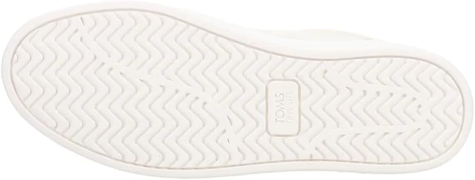 TOMS Mens Trvl Lite Rio Twill Lace Up Sneakers Shoes Casual - White