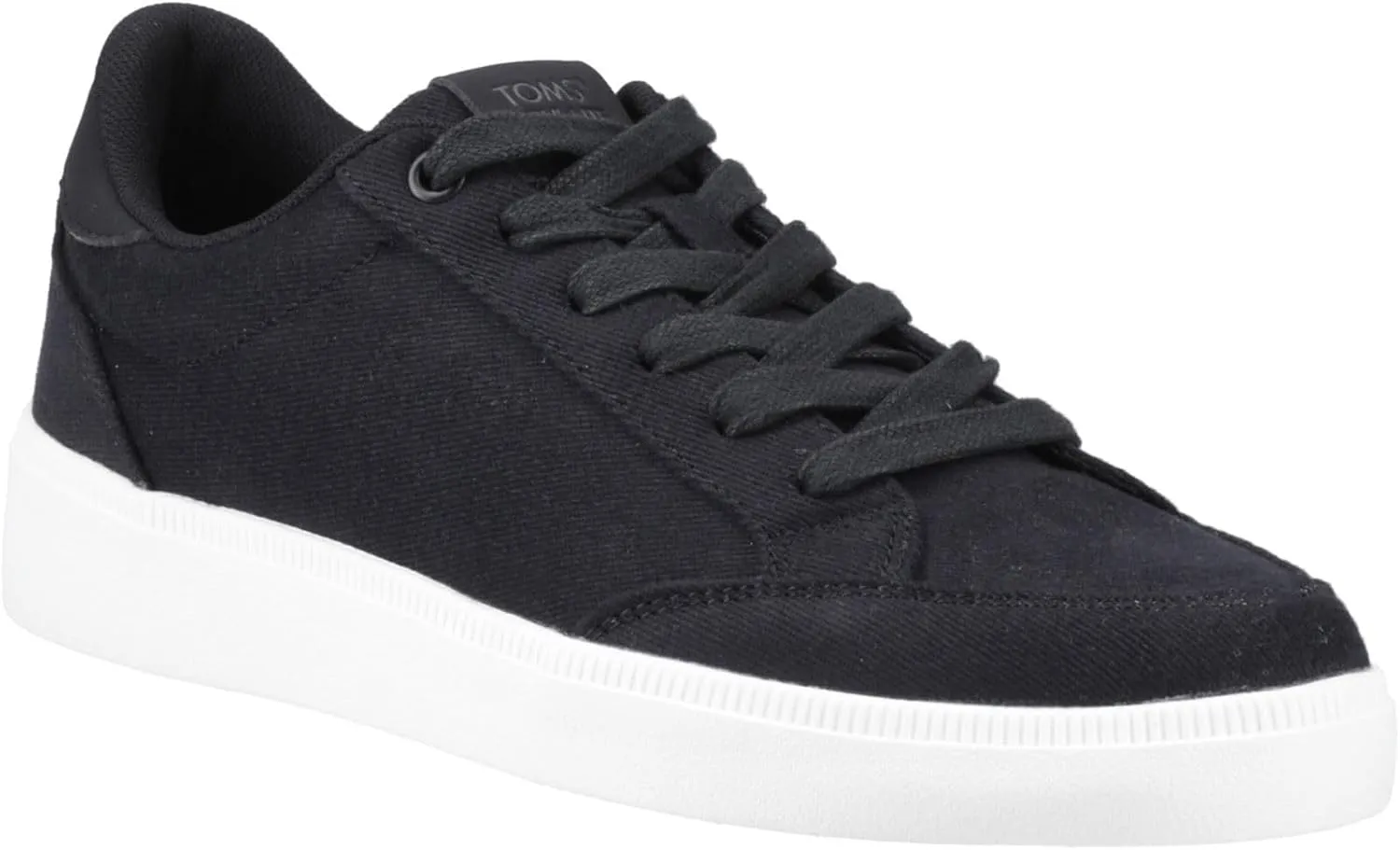 TOMS Mens Trvl Lite Rio Twill Lace Up Sneakers Shoes Casual - White