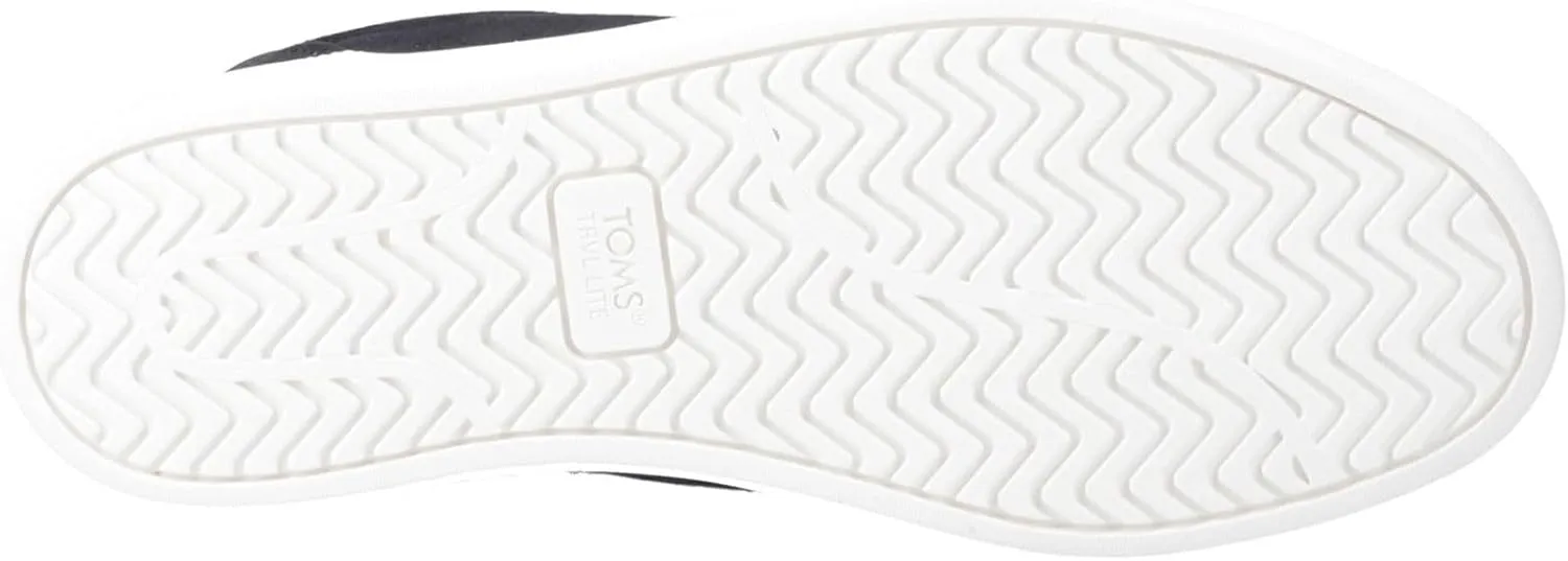 TOMS Mens Trvl Lite Rio Twill Lace Up Sneakers Shoes Casual - White