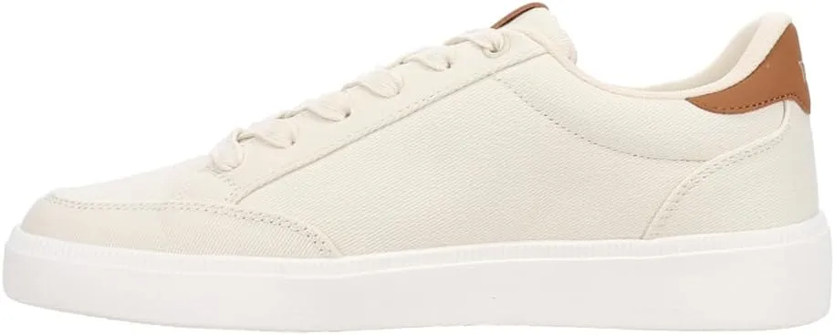 TOMS Mens Trvl Lite Rio Twill Lace Up Sneakers Shoes Casual - White