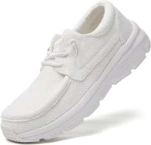 TSIODFO Women's Boat Loafers Casual Walking Shoes