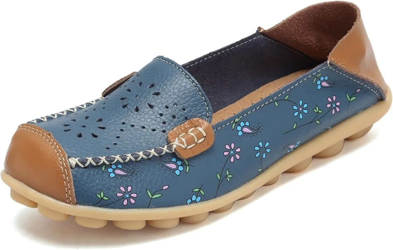 VenusCelia Women's Comfort Walking Boat Shoe