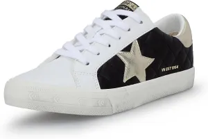 Vintage Havana Grande Women’s Fashion Sneakers | Star Tennis Shoes Womens | Low Top Slip On | Walking Comfortable Casual