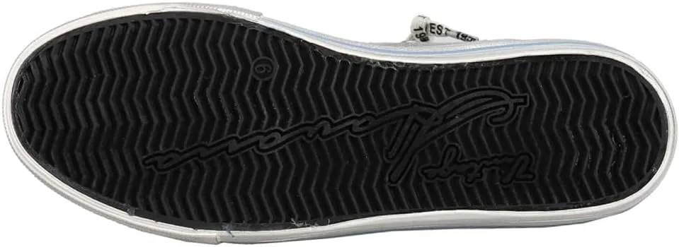 Vintage Havana Womens Alive Metallic Glitter Slip On Sneakers Shoes Casual - Gold
