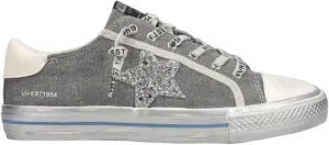 Vintage Havana Womens Alive Metallic Glitter Slip On Sneakers Shoes Casual - Gold