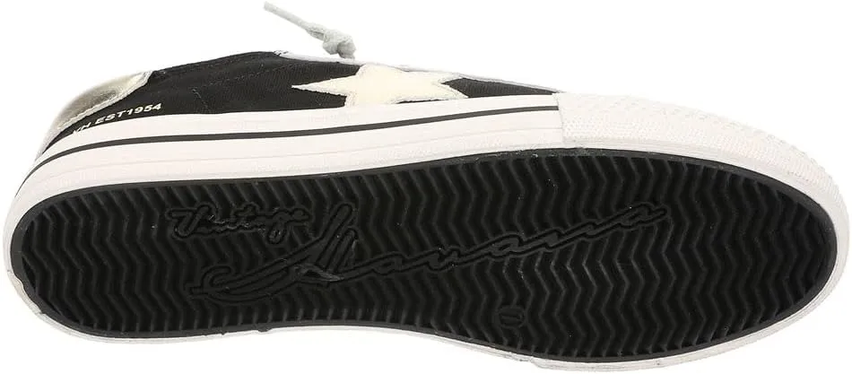 Vintage Havana Womens Alive Metallic Glitter Slip On Sneakers Shoes Casual - Gold