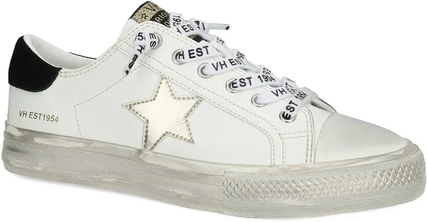 Vintage Havana Women's Alive Sneaker, White/Gold/Multi, 11