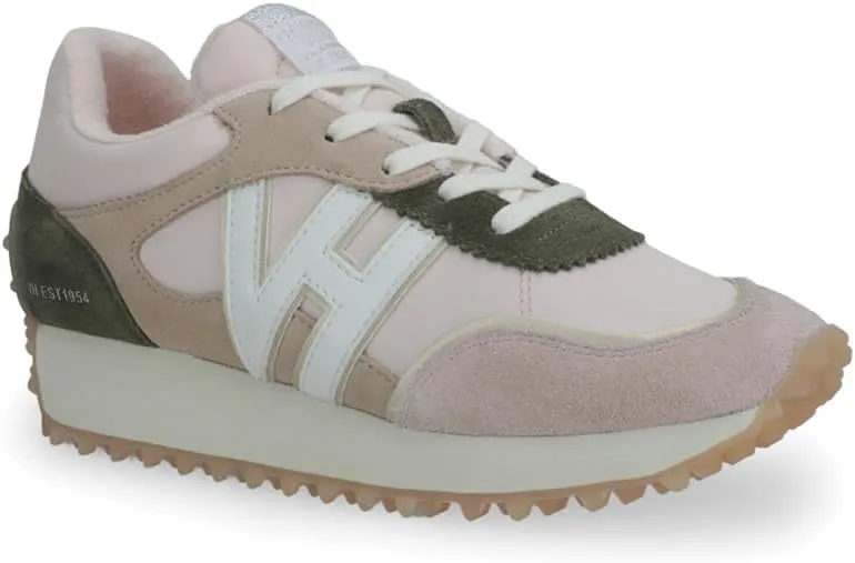 Vintage Havana Womens Cosmic Lace Up Sneakers Shoes Casual - Beige