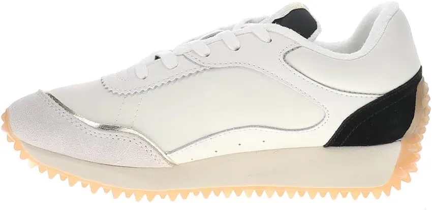 Vintage Havana Womens Cosmic Lace Up Sneakers Shoes Casual - Off White