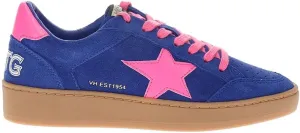 Vintage Havana Womens Denisse 45 Lace Up Sneakers Shoes Casual - Blue