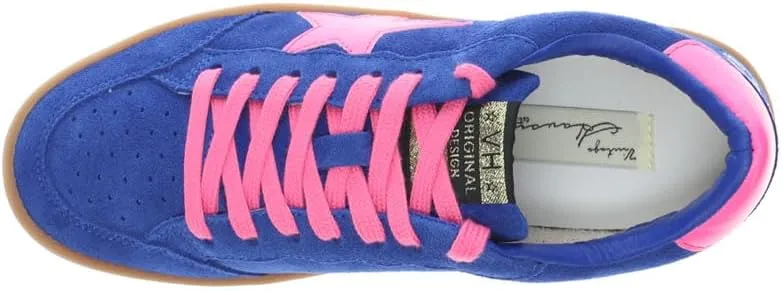 Vintage Havana Womens Denisse 45 Lace Up Sneakers Shoes Casual - Blue