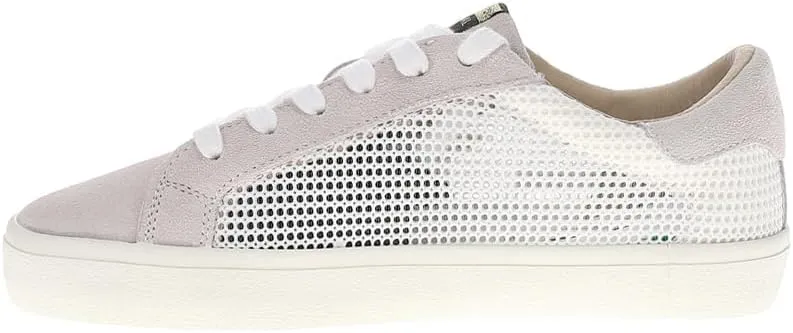Vintage Havana Womens Free Metallic Lace Up Sneakers Shoes Casual - Gold, Grey