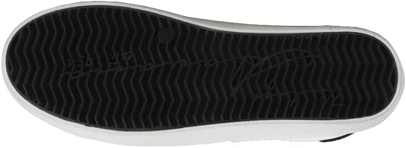 Vintage Havana Womens Gadol Perforated Metallic Slip On Sneakers Shoes Casual - Silver, White