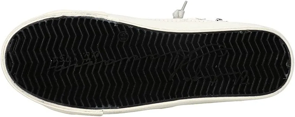 Vintage Havana Womens Lester Perforated High Slip On Sneakers Shoes Casual - Grey
