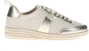 Vintage Havana Womens May Metallic Espadrille Sneakers Shoes Casual - Gold, Off White