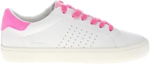 Vintage Havana Womens Original Perforated Lace Up Sneakers Shoes Casual - Pink, White