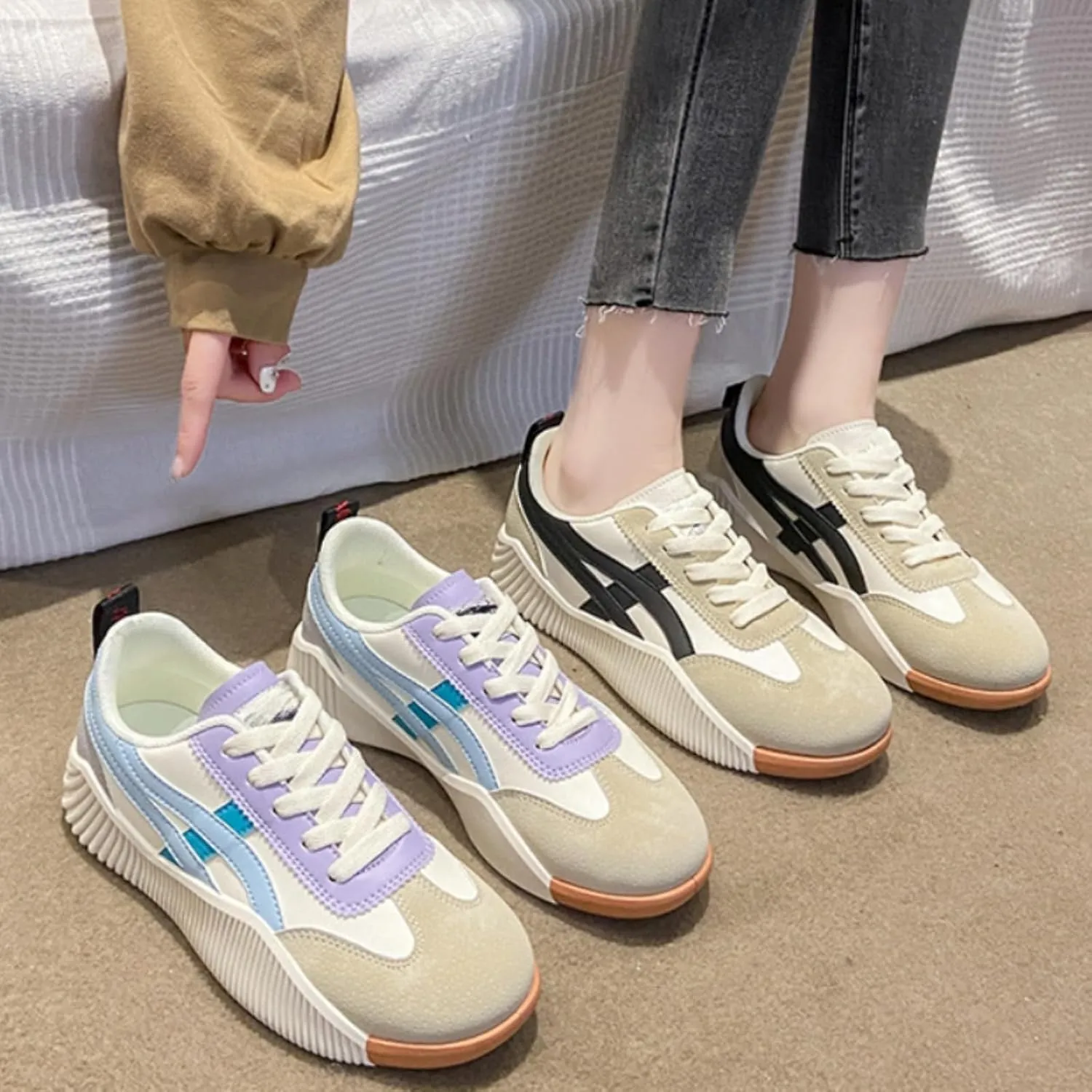 Vintage Sneakers Women, Arch Support Relieve Foot Pain Perfect Walking Shoes, Kulavo Orthopedic Sneakers, Casual Vintage Sneakers Women