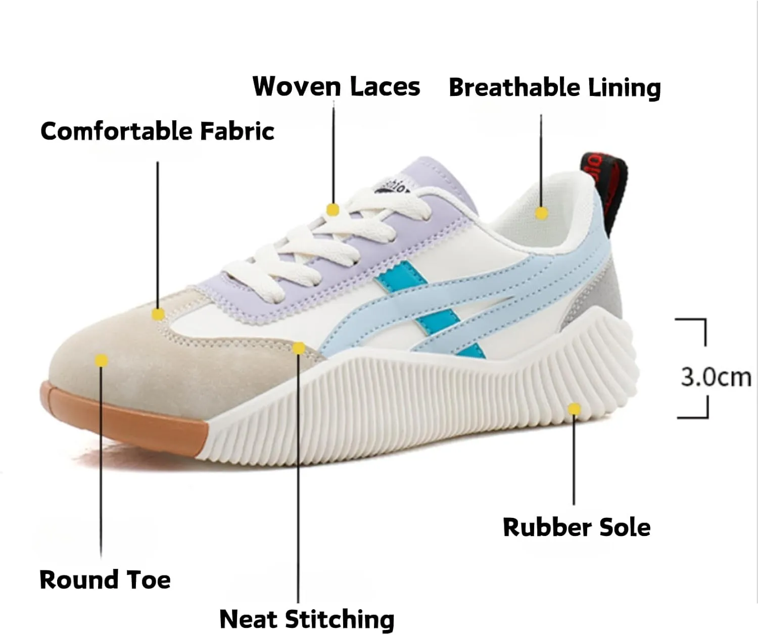 Vintage Sneakers Women, Arch Support Relieve Foot Pain Perfect Walking Shoes, Kulavo Orthopedic Sneakers, Casual Vintage Sneakers Women