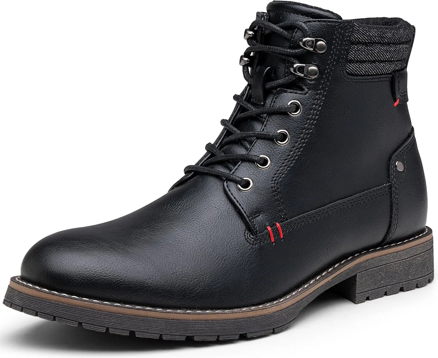 Vostey Men's Boots Boots for Men Casual Boots Motorcycle Combat Ankle Dress Boots Mens