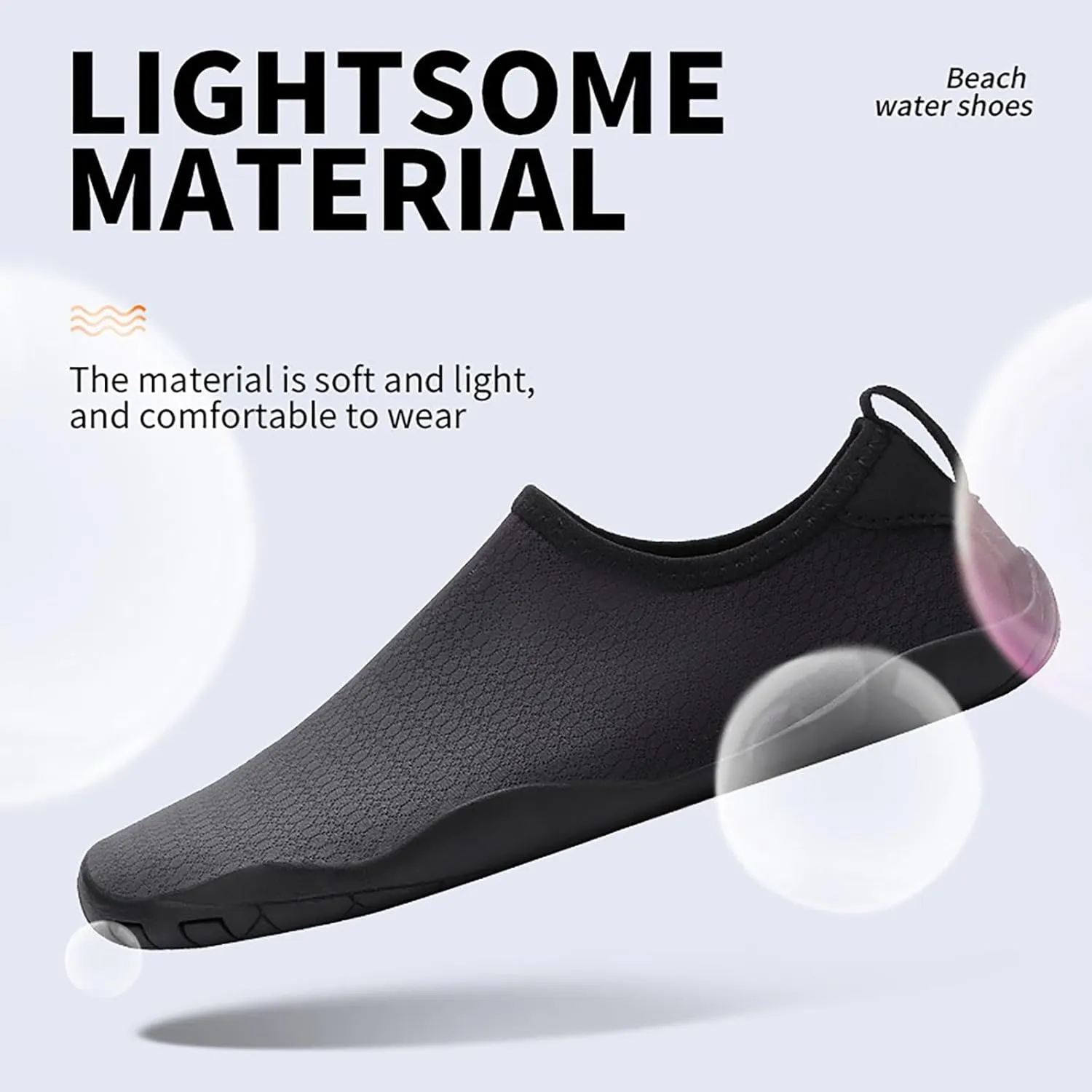 Water Shoes Women Men Barefoot Quick Dry Aqua Socks Beach Swim Pool Shoes Lightweight Outdoor Sports Hiking Surf Yoga Exercise Footwear
