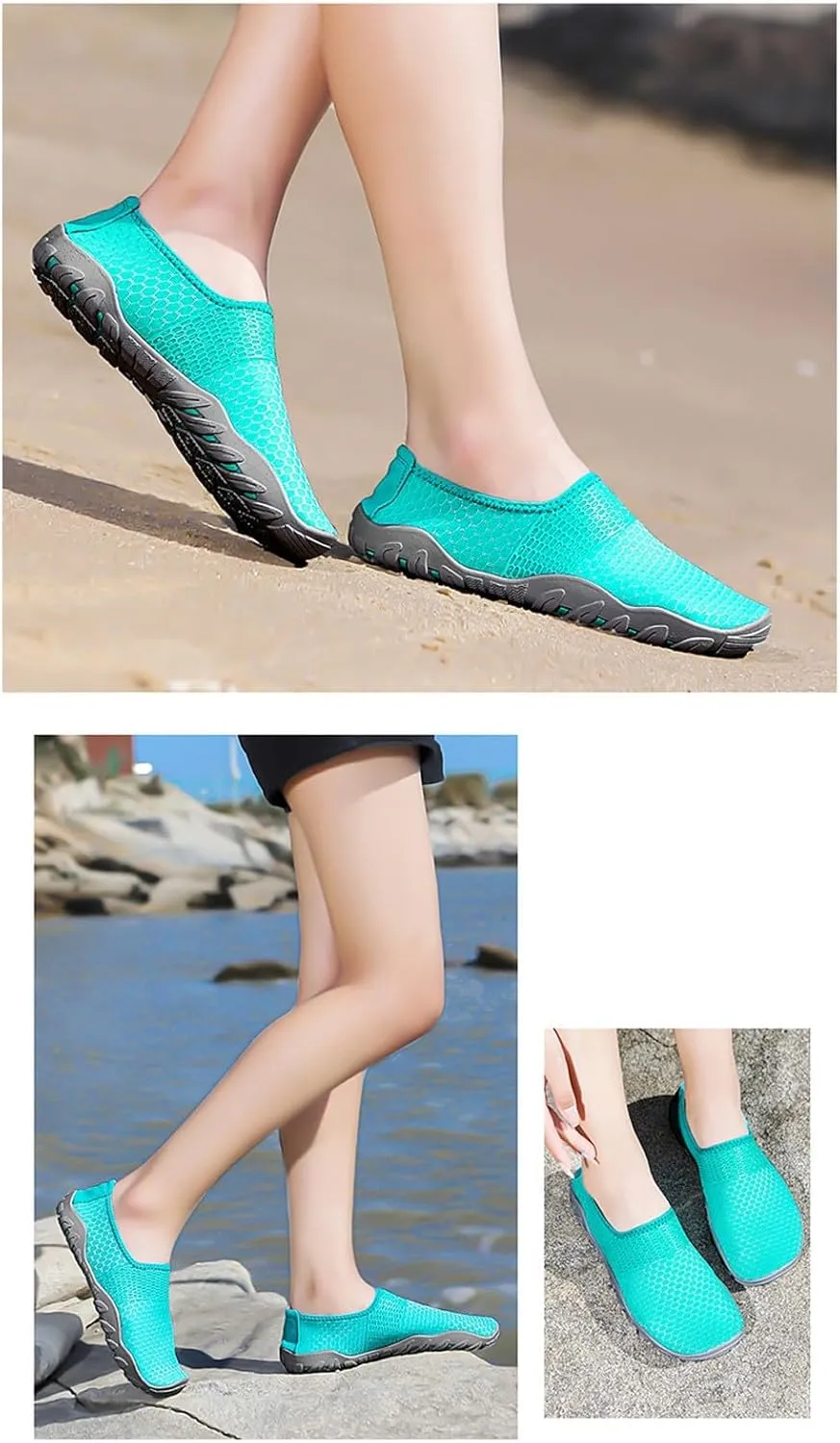 Water Shoes Women Men Quick Dry Aqua Barefoot Beach Swim Pool Surf Yoga Hiking Kayaking Lightweight Non Slip Outdoor Sport Shoes