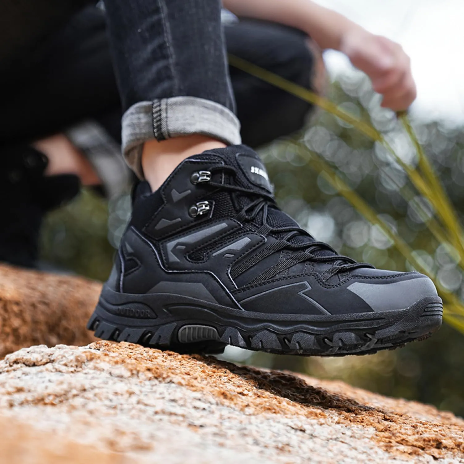 Waterproof Women's Hiking Boots Trekking Camping Boots for Outdoor