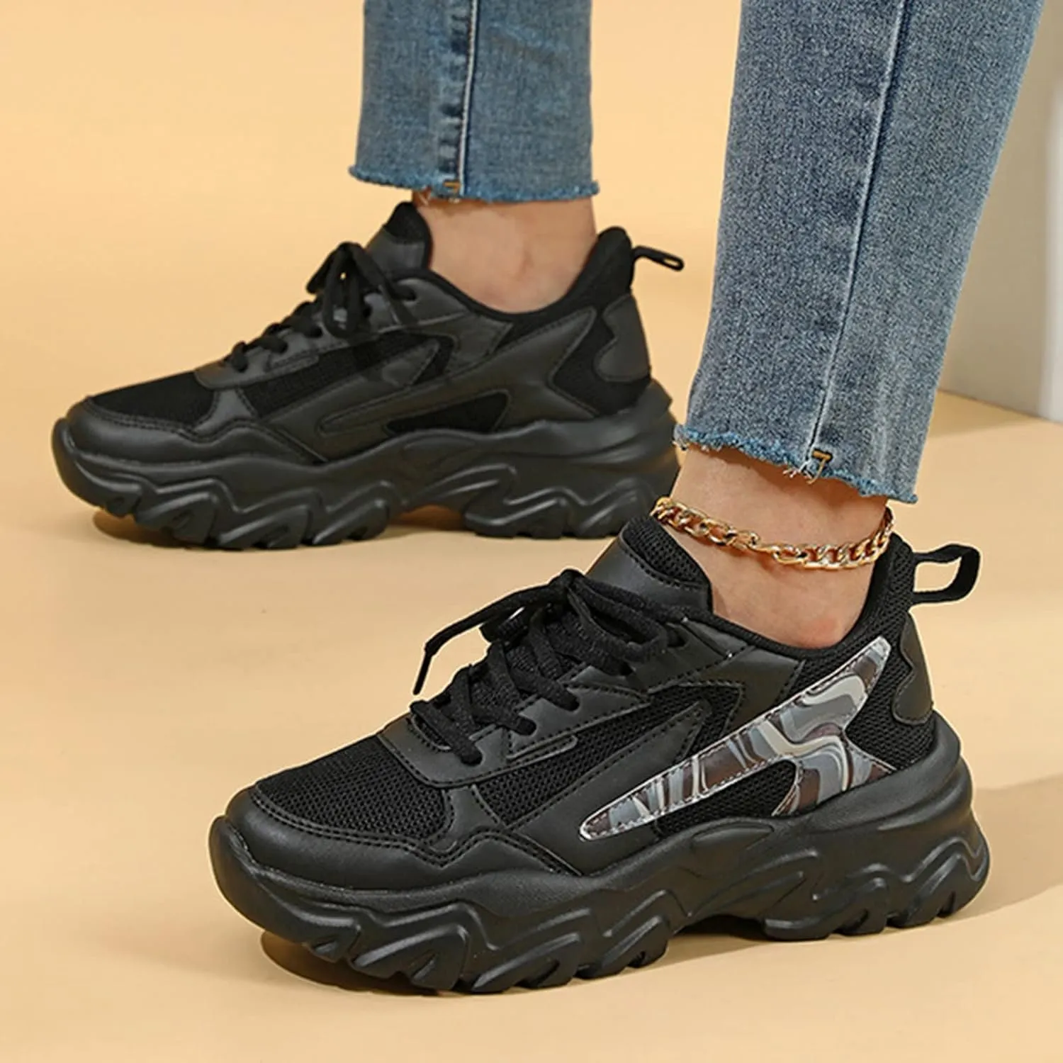 White Slip On Sneakers for Women Wide Width Zapatillas De Mujer Con Tacon Black Shoes Women Dressy Comfort Size 12 Trendy Wedge Sneakers for Women 2023 Women's Slip On Shoes Wide Toe Box