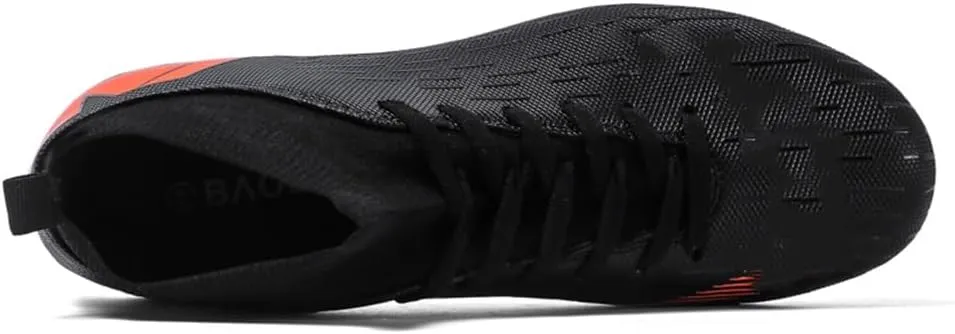 WILTENA Unisex Fashion Womens High Top Lightweight Soccer Cleats Mens Classic Football Boots Shoes