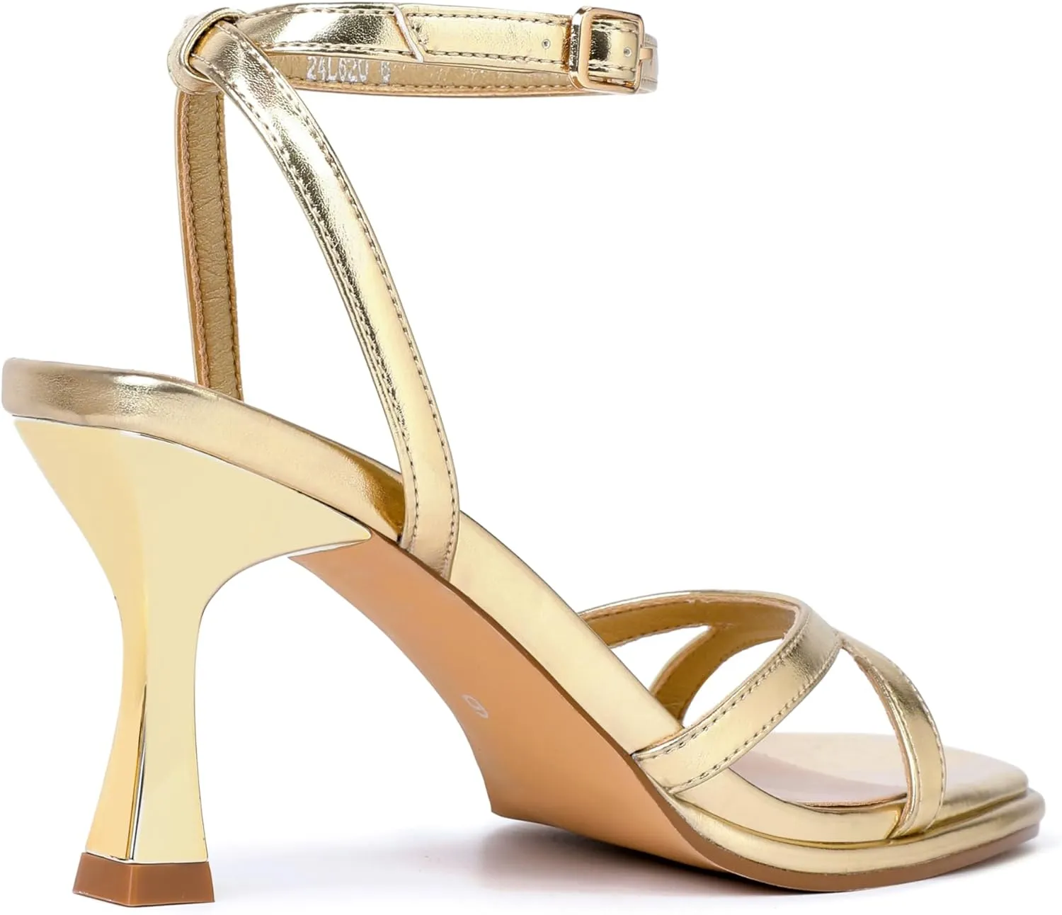 Women's Ankle Strap High Heel Sandals, Square Open Toe Chunky Heel High Heels, Suitable For Daily Party Wedding Wear