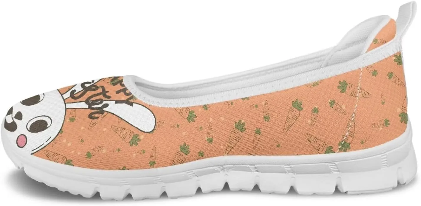 Women's Art Painted Travel Shoes Dress Shoes Slip On Casual Flying Mesh Loafers Lightweight Comfort Fashion Outdoor Sneaker for Ladies US Size 6-11