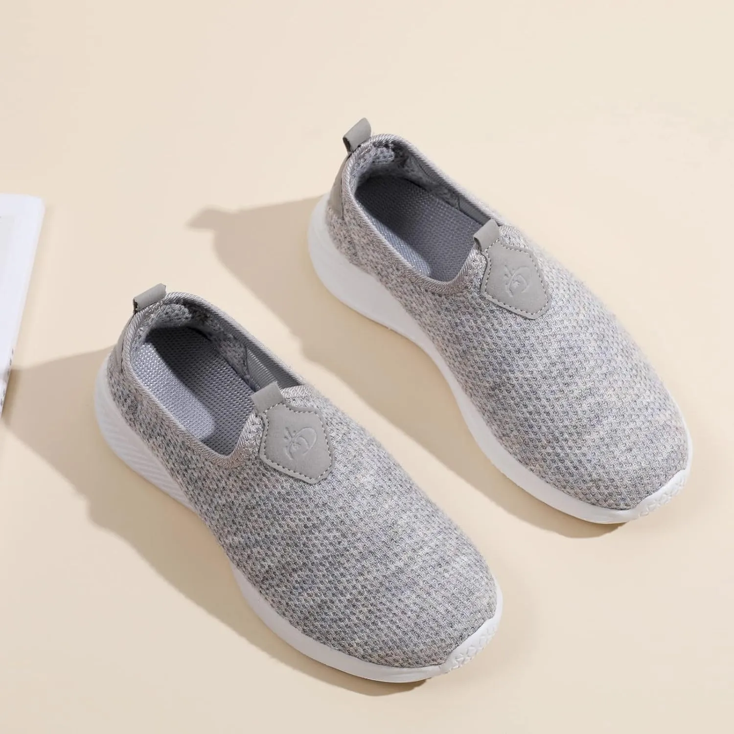 Women's Athletic Walking Shoes Slip On Casual Mesh Slip On Shoes Women Arch Support Ladies Shoes Casual Walking Sneakers Platform Tennis Shoe Loafers Shoe