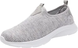 Women's Athletic Walking Shoes Slip On Casual Mesh Slip On Shoes Women Arch Support Ladies Shoes Casual Walking Sneakers Platform Tennis Shoe Loafers Shoe