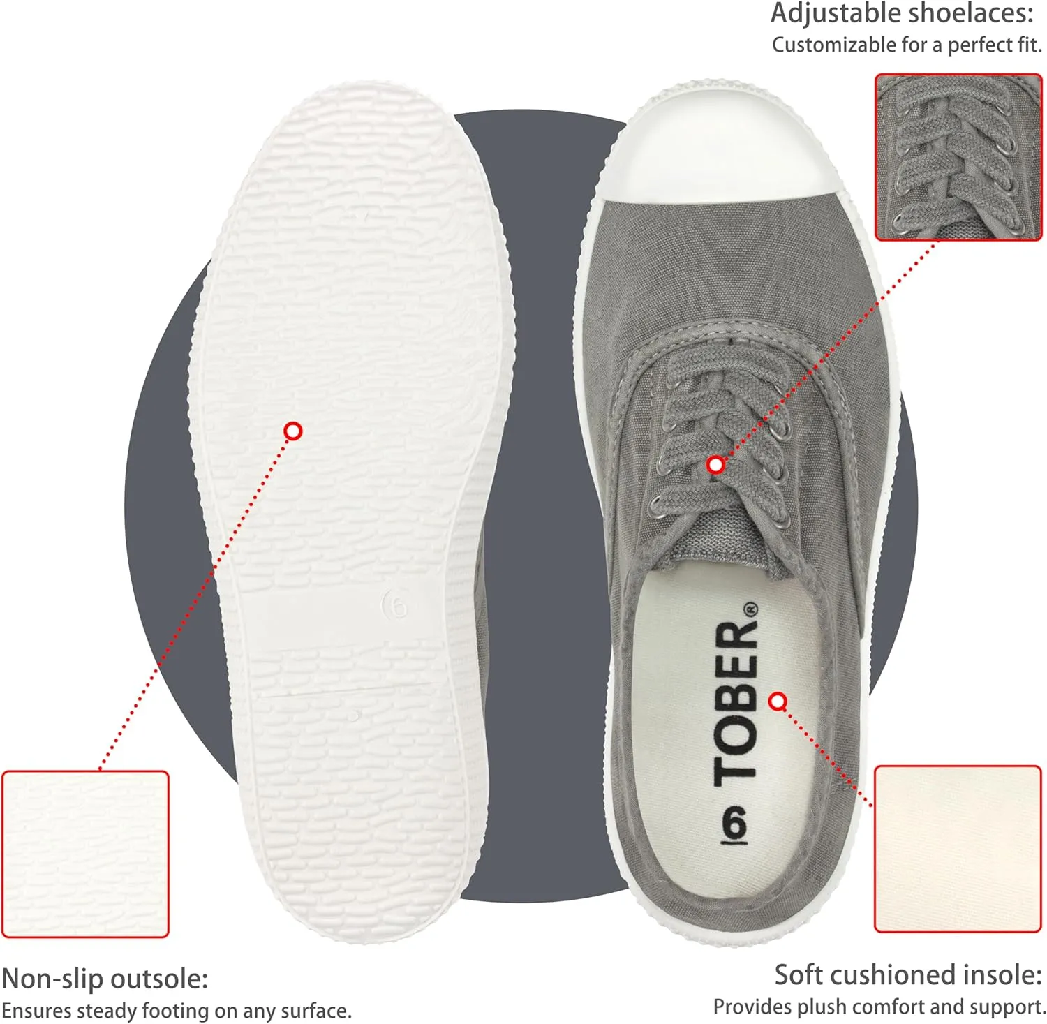 Women's Canvas Slip On Fashion Sneakers for Women Flats Lightweight Comfortable Casual Shoes Pink Grey Navy