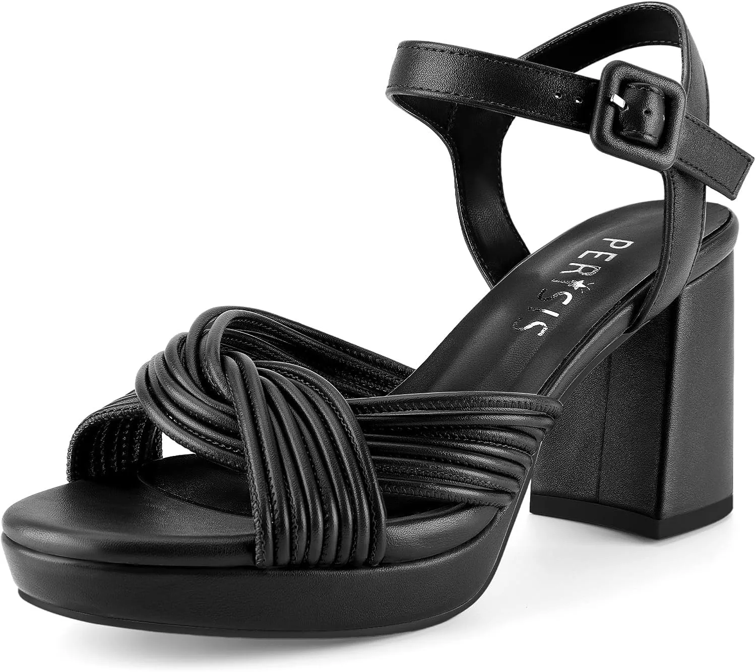Women's Chunky Platform Heels Baby Pink Block Heeled Sandals Round Open Toe Comfy Bow Heels Slingback Sandal Wedding Party Shoes for Ladies Stylish Cute Summer