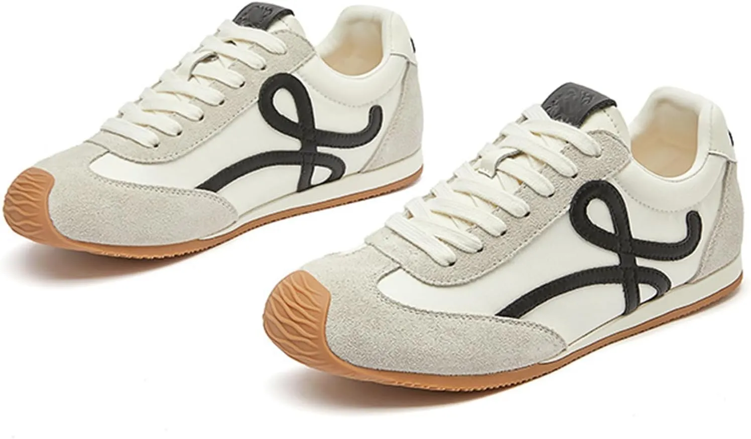 Women's Fashion Platform Oxford Trainers Casual Lace-Up Lightweight Versatile Flats - Spring/Autumn Vintage Sneakers