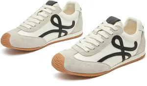 Women's Fashion Platform Oxford Trainers Casual Lace-Up Lightweight Versatile Flats - Spring/Autumn Vintage Sneakers