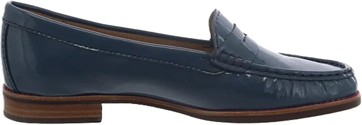 Womens Genuine Leather Comfort Slip on Penny Loafers