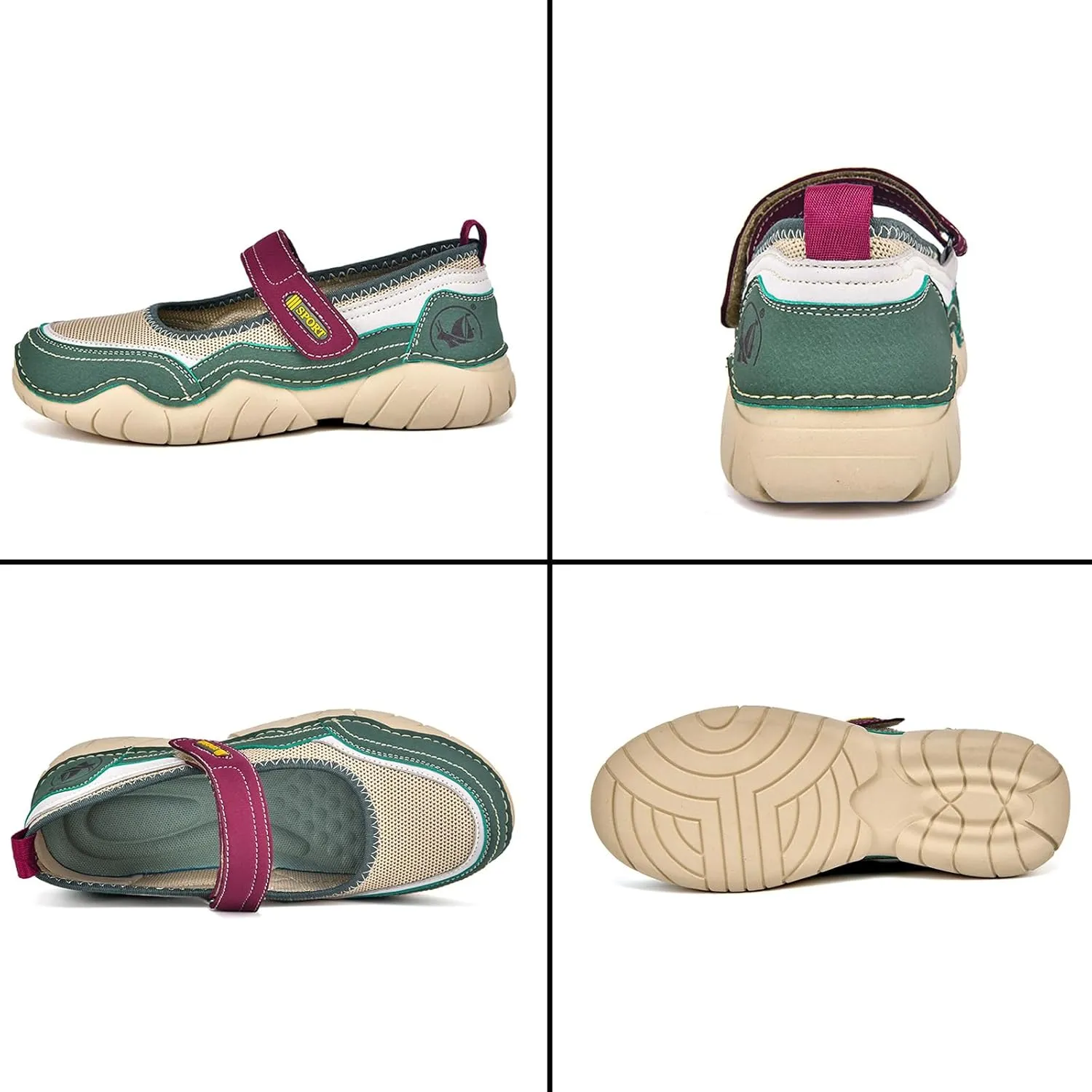 Women's Hollow Mesh Mary Jane Shoes Fashion Hand Stitching Lightweight Breathe Arch Support Non-Slip Sneakers Comfort Slip on Orthotic Casual Walking Shoes