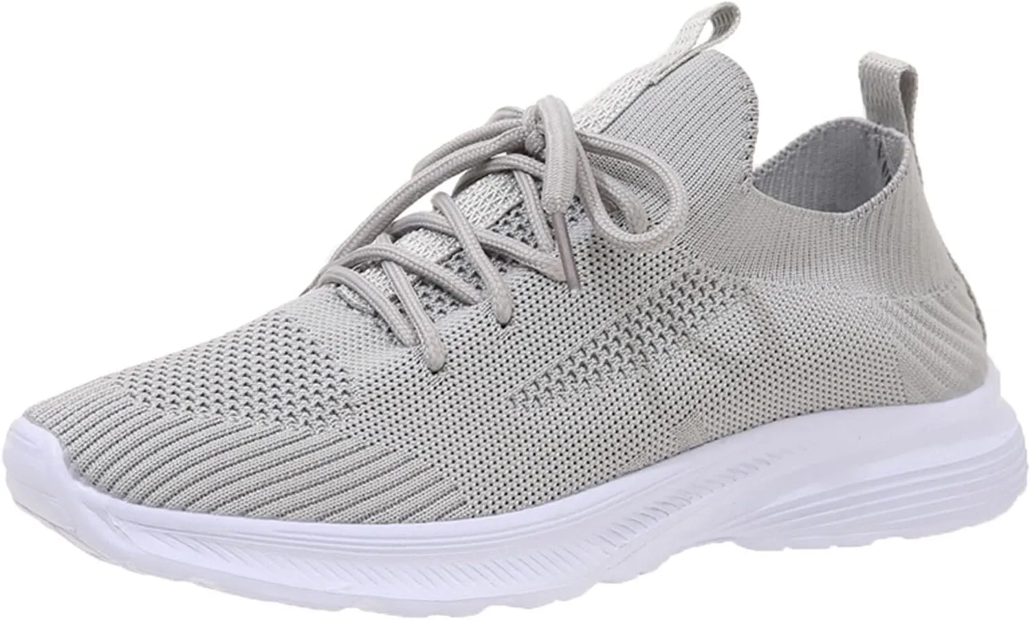 Women's Jogging Shoes Lightweight Lace Up Quick Dry Tennis Fashion Sneakers Arch Support Comfy Breathable Walking Shoes Slip On Zapatillas de Mujer for Running Workout Sports Gym