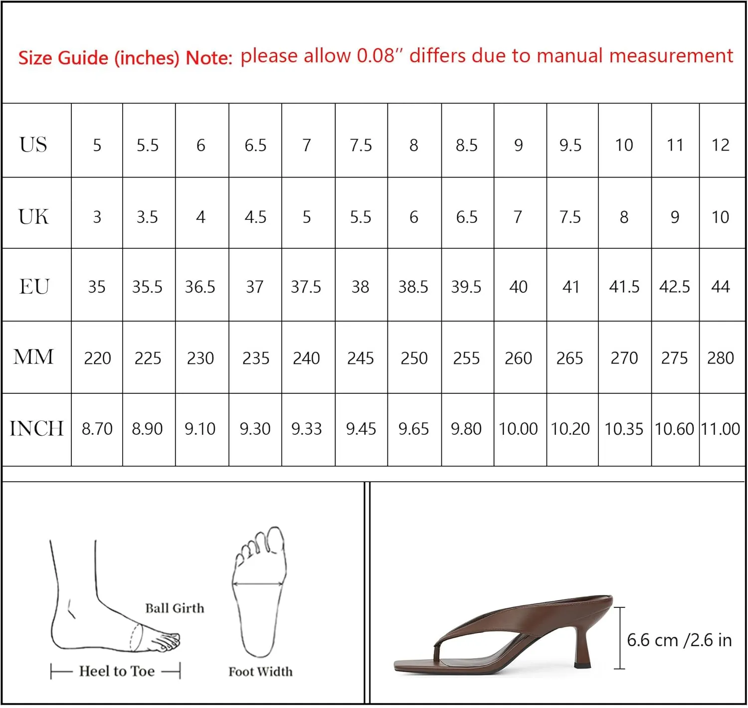 Women’s Kitten Heels Flip Flops Slip On Open Toe Low Heels Thong Square Slide Summer Fashion Party Heeled Dressy Sandals for Women