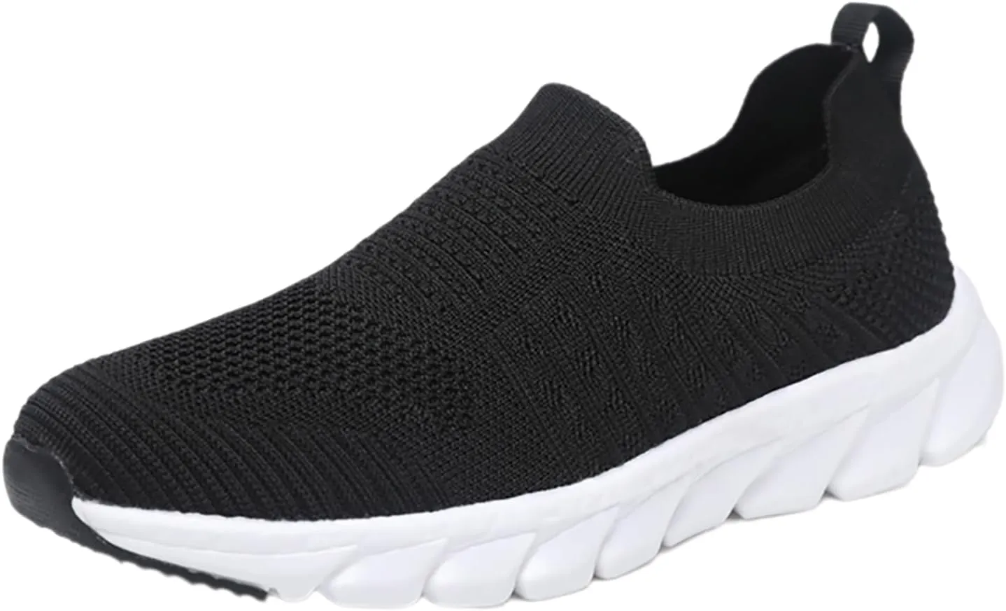 Womens Ladies Walking Running Shoes Slip On Lightweight Mens Dress Shoes Jogging Casual Shoes Trendy White Sneakers Tennis Shoe Cross Trainer Shoe